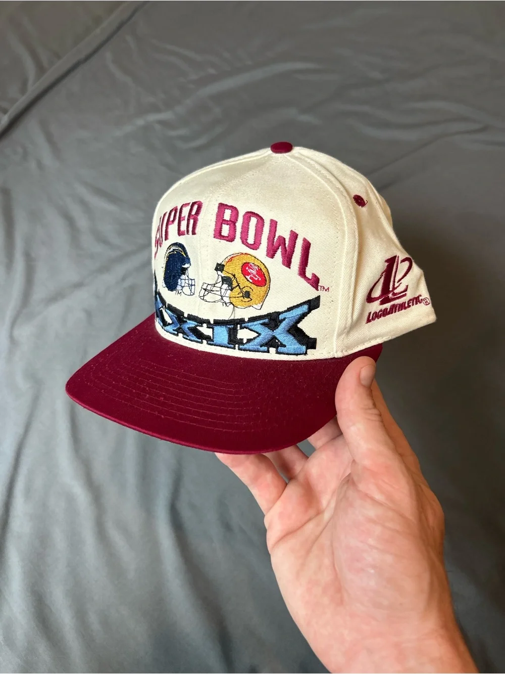 Vintage Logo Athletic / NFL / SF 49ers VS San Diego Chargers Super Bowl Snapback